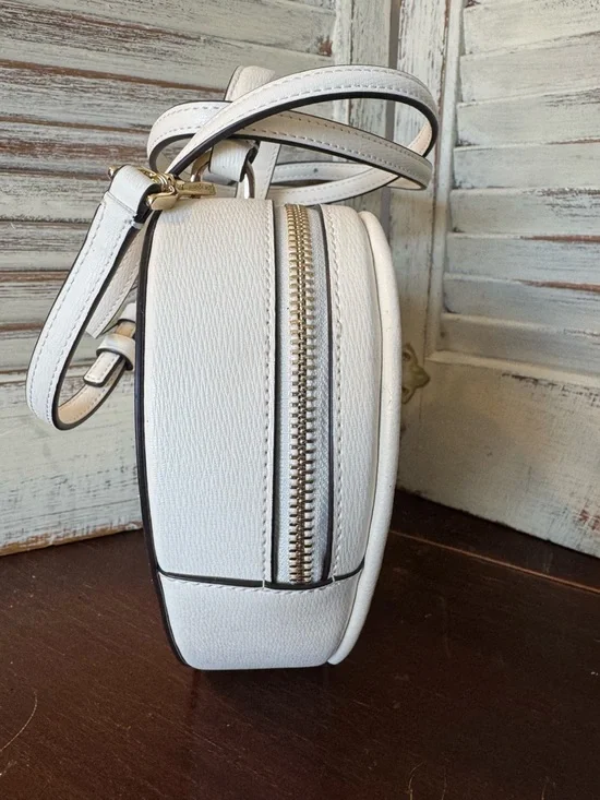 Kate Spade Love Shack Wicker Heart Crossbody Floral - Picture 4 of 7